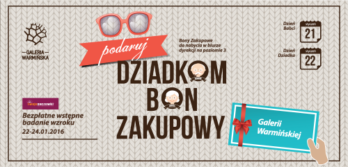 Podaruj Dziadkom Bon Zakupowy