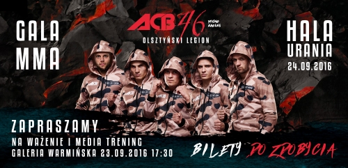 Gala MMA ACB 46 Young Eagle 13 - ważenie i media trening