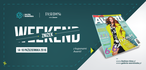 Weekend zniżek Avanti 14 – 16 października