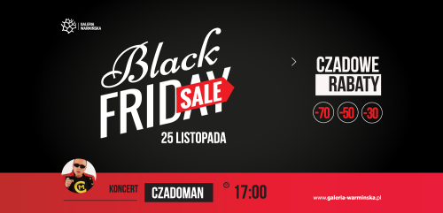 Czadowy Black Friday w Galerii Warmińskiej