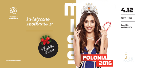 Świąteczne spotkanie z Miss Polonia 2016