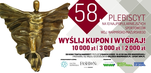 58. plebiscyt na 10 Najpopularniejszych Sportowców Warmii i Mazur
