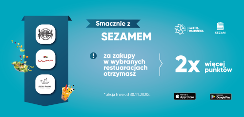 2x więcej punktów w SEZAMie w wybranych restauracjach