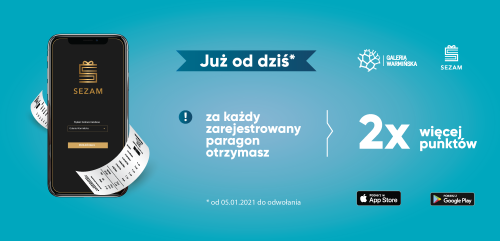 2x więcej punktów w Sezamie!