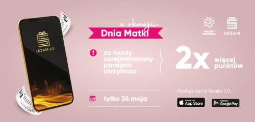 Dzień Matki 2x więcej punktów w Sezamie