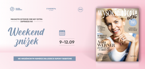 Weekend zniżek z magazynem Wysokie Obcasy Extra