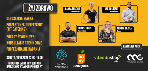 Żyj zdrowo - akcja z Vitamin Shop Dr Fit